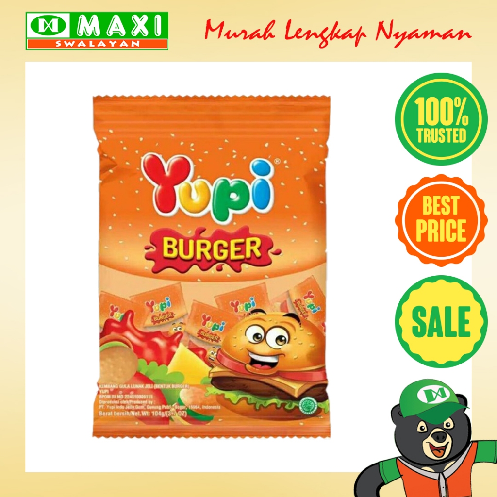 

Yupi Permen Burger 105gr.