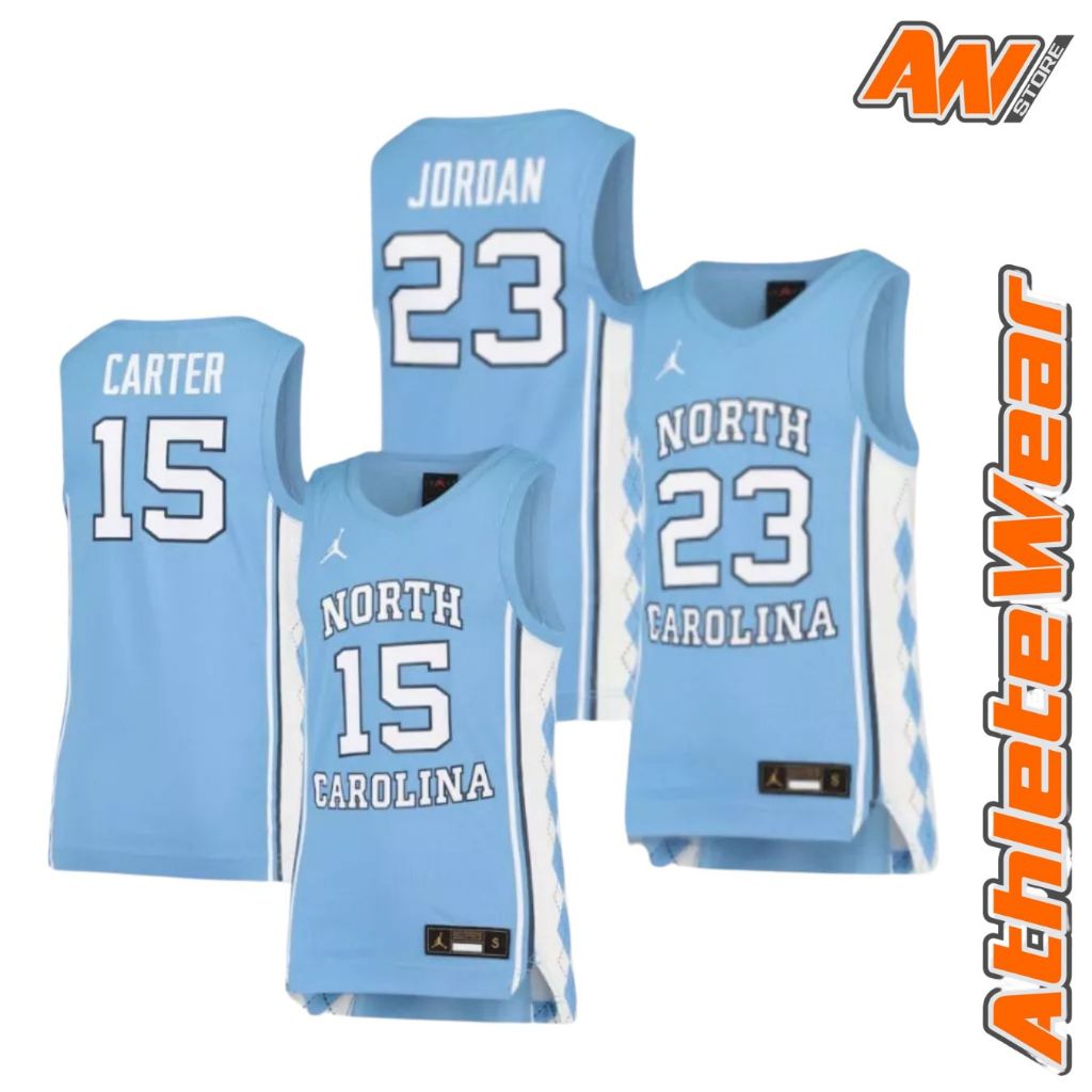 Jersey Basket NCAA North Carolina Classic Jordan & Carter