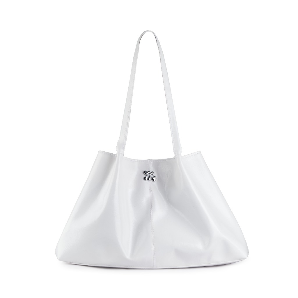 MAGIA Emma Bag White Leather Totebag