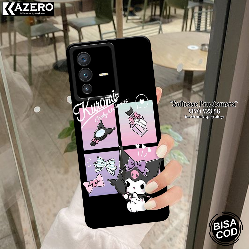 Softcase Hp VIVO V23 5G Terbaru - Fashion Case Kartun - Case VIVO V23 5G - Silikon Pro Camera-Casing