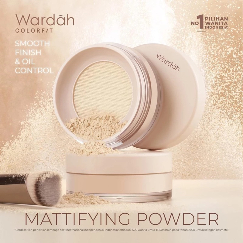 wardah colorfit mattifiying powder /bedak tabur