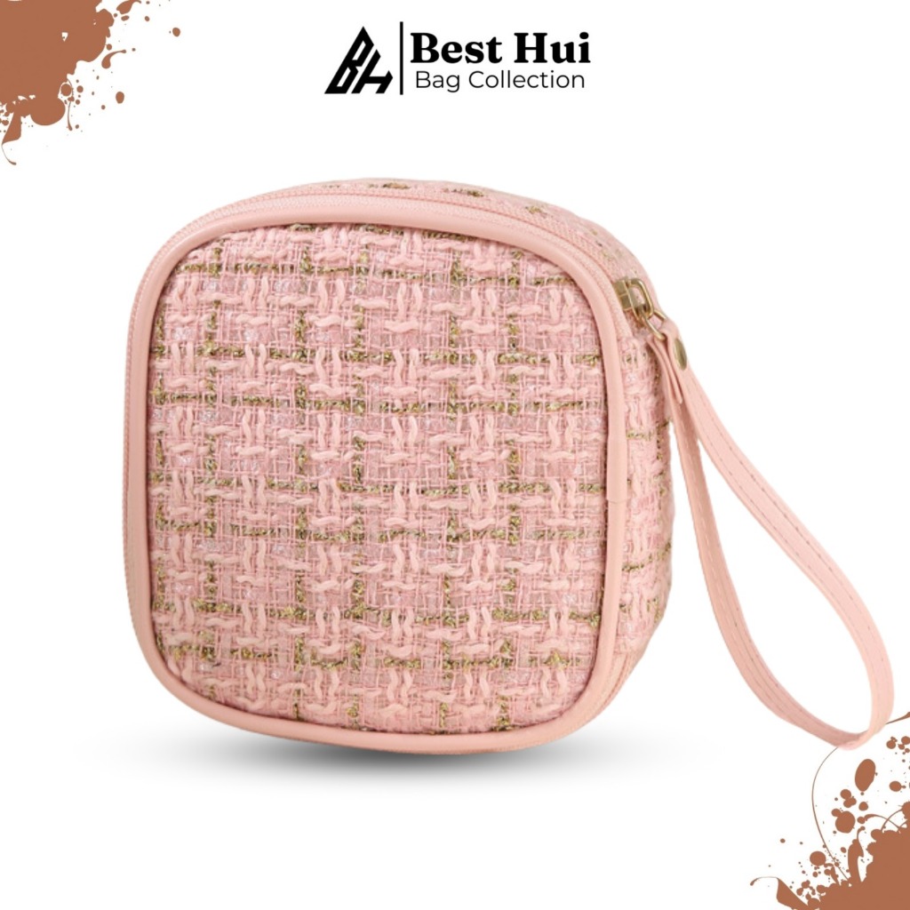 Tas Kosmetik Mini Pouch Makeup Mini Terbaru Bahan Polyester / Tas Kosmetik Terlaris - SG08 -1