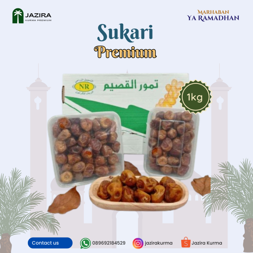 

Kurma Sukari Premium 1 Kg