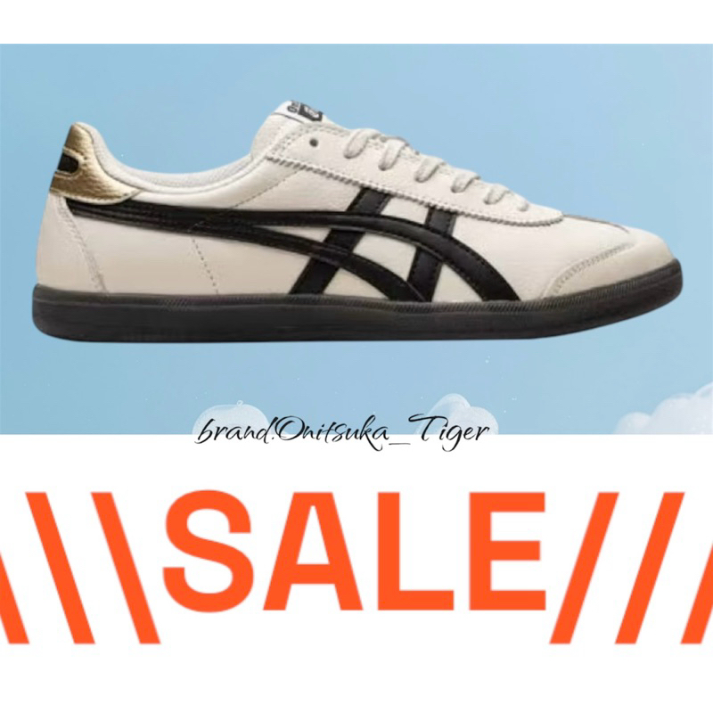Sepatu Onitsuka Tiger original Tokuten - Cream Black_Gold