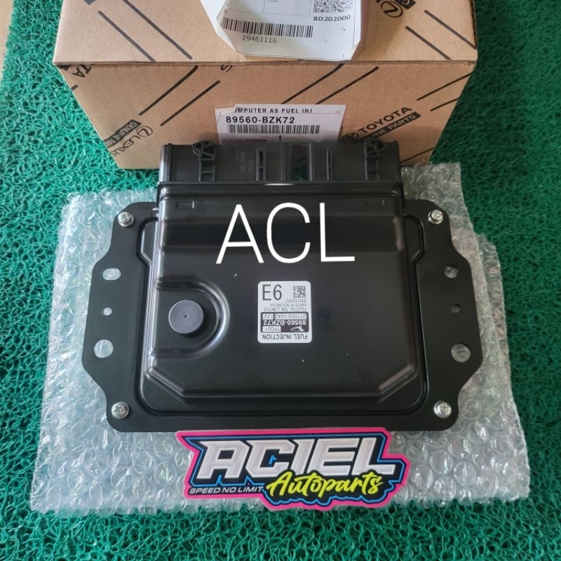 ecu ecm komputer toyota avanza veloz 89560 BZK72 E6 original bnib