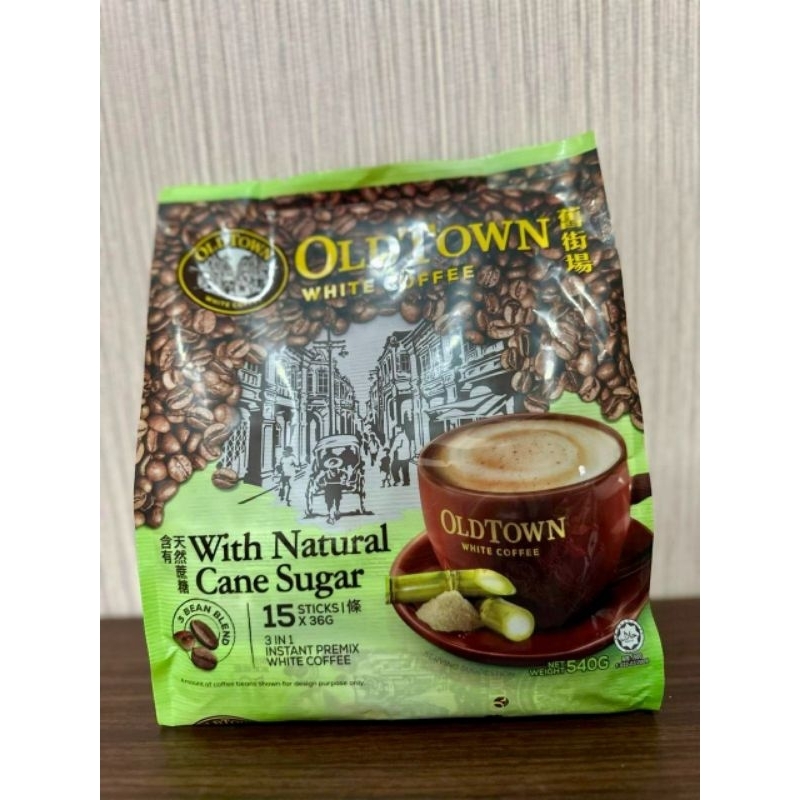 

OldTown White Coffee 3 in 1 - Cane Sugar Kopi Instan isi 15 Sachet Ori