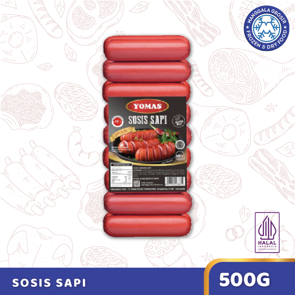 

Yomas Sosis Sapi 500gr