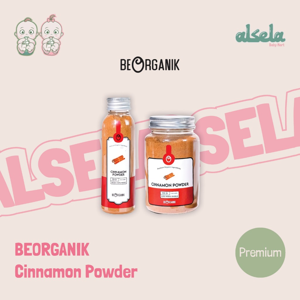 

Beorganik Cinnamon Powder 50gr, 150gr Kayu Manis Bubuk 100% Bumbu Dapur Rempah
