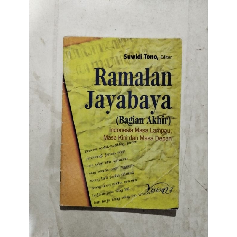 BUKU Ramalan Jayabaya