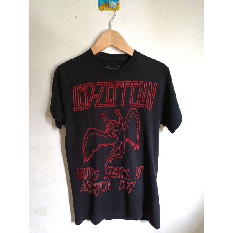 kaos band led zeppelin official licensed second brand