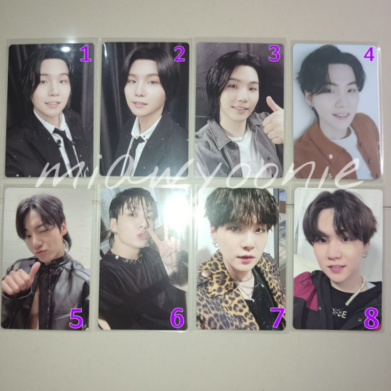 [OFFICIAL] PC PHOTOCARD BTS SUGA YOONGI MEMORIES MEMO20 MEMO 20 2020 BLURAY BR MOTS 7 BLURAY