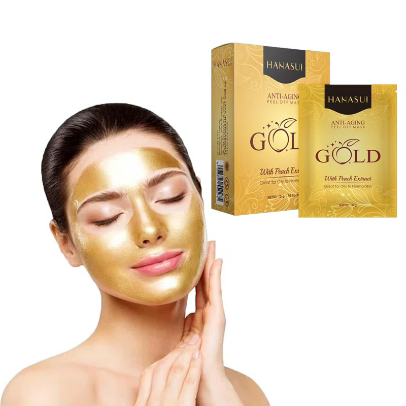 hanasui masker gold 1 box