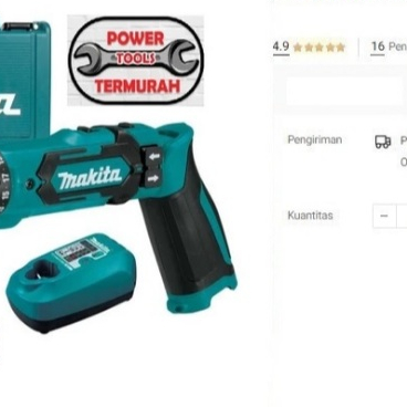 

MAKITA Mesin Bor Obeng Baterai DF 012 DSE Screw Driver Drill DF012DSE