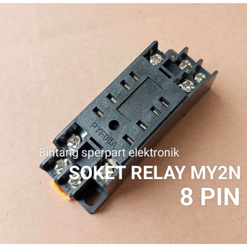 DUDUKAN RELAY MY2N 8 KAKI SOKET RELAY MY2N 8PIN SOCKET RELAY MY2N 8PIN SOKET RELAY 8PIN SOKET RELAY 