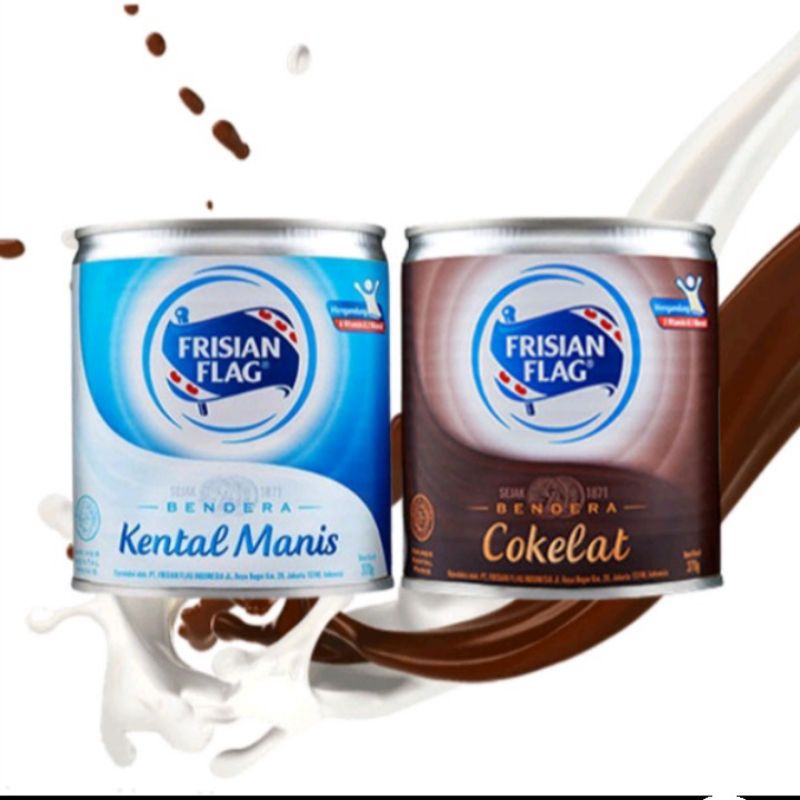 

FRISIAN FLAG KALENG SUSU KENTAL MANIS RASA PUTIH DAN COKLAT