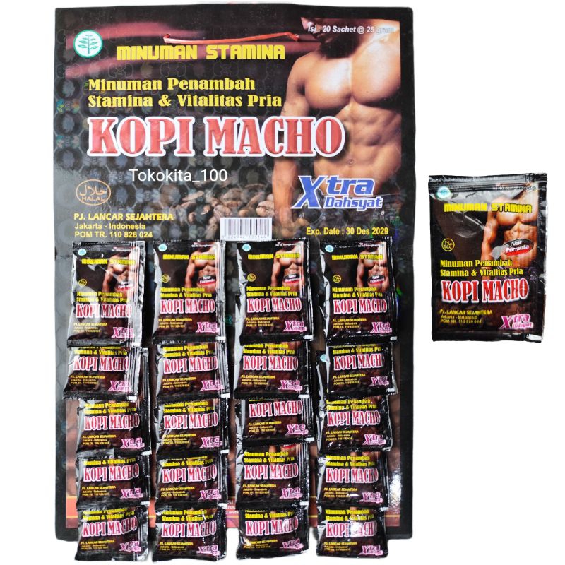 

Kopi Macho 1 Hanger Isi 20 Sachet