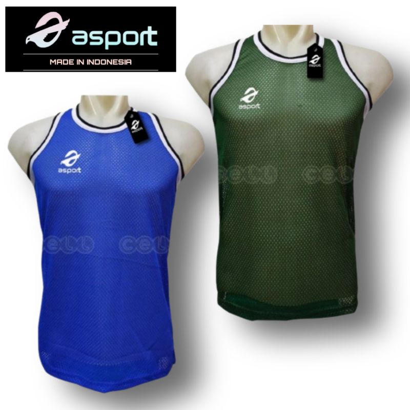 [asport] Kaos Singlet Jaring / Kaos Kutang / Kaos Lekbong Tanktop Tangtop Pria Wanita