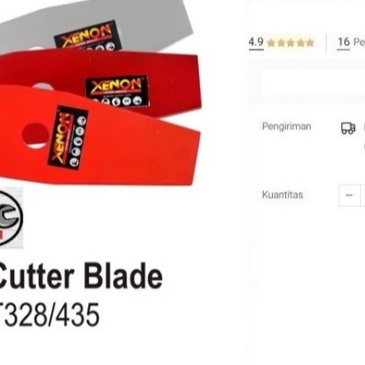 

Pisau Potong Rumput XENON Brush Cutter Blade Mata Babat Pemotong 328