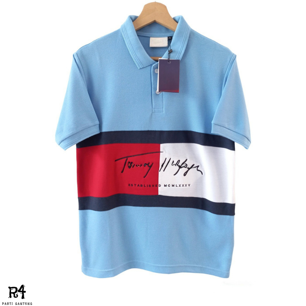 JK Kaos Kerah Polo Shirt Pria Tomtom Kombinasi Casual Premium Quality Terlaris Reguler fit