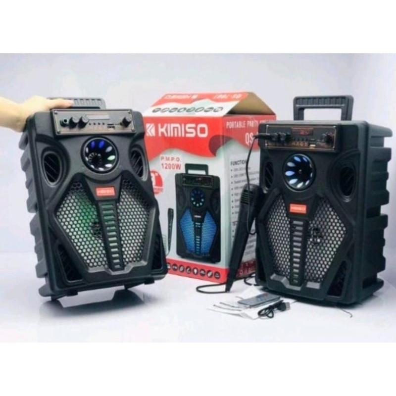 speaker 8,8inch kimiso 7807 free mic
