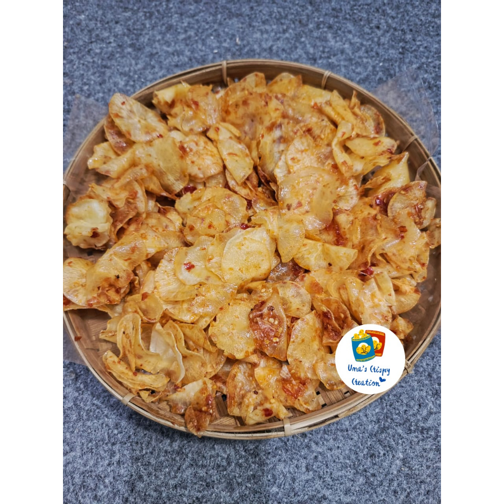 

1 KG KERIPIK SINGKONG PEDAS MANIS LENGKET KRIWIL RENYAH Kripik Crispy Camilan