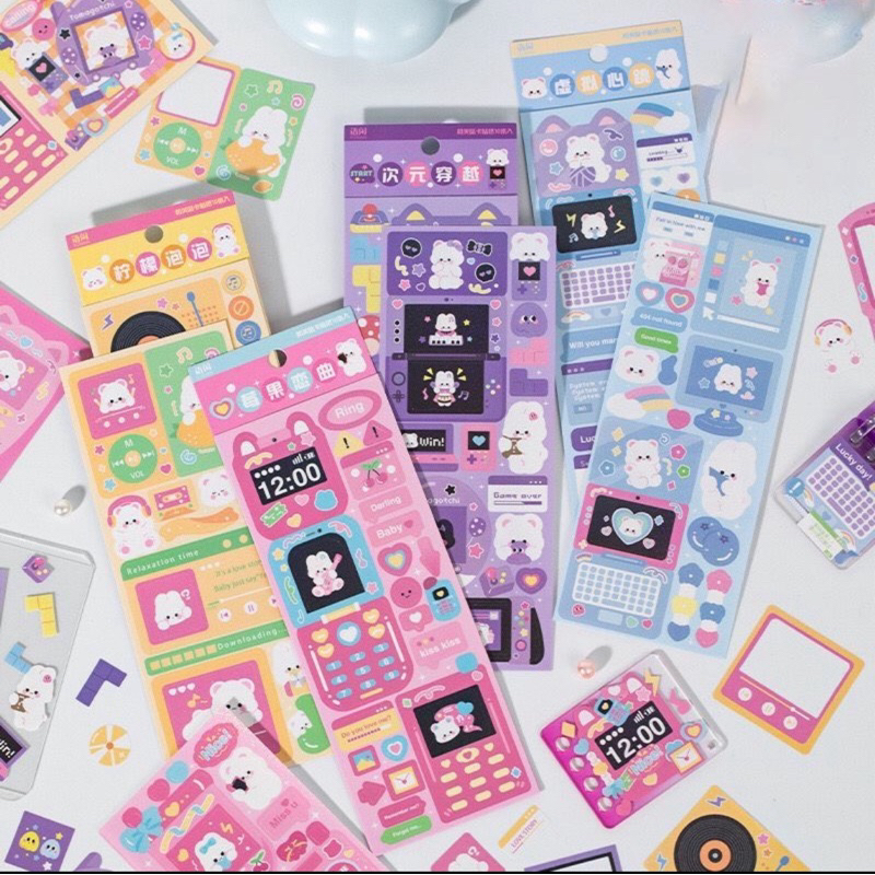 

(SA-13) Sticker Bear (Isi 10 Lembar)