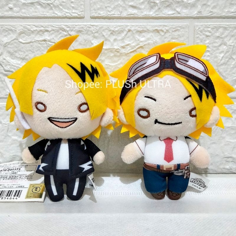 Nitotan Denki Kaminari Boku No Hero Academia MHA BNHA Anime Plush Doll Keychain Gantungan Kunci Ganc