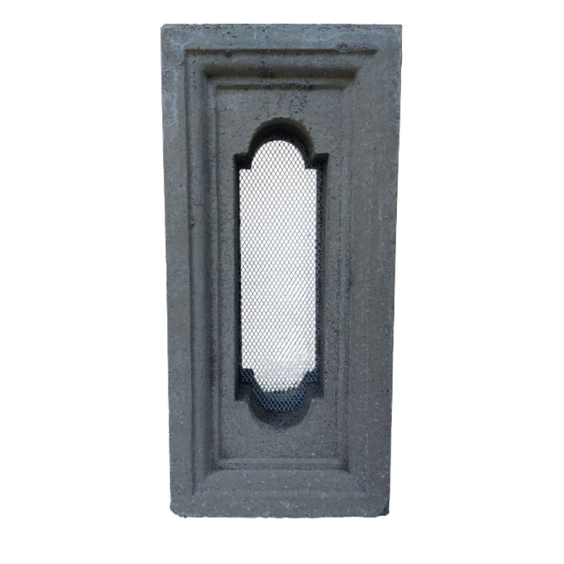 roster beton minimalis ada kawat nyamuk 14x10x30cm Kab.cilacap ventilasi rumah Minimalis loster beto