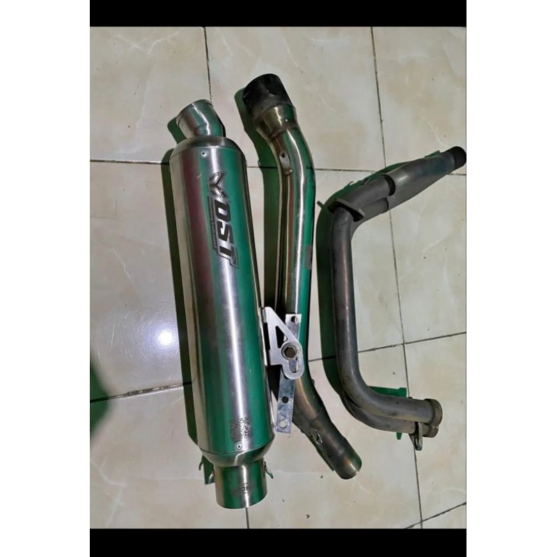 knalpot dst racing exhaust original