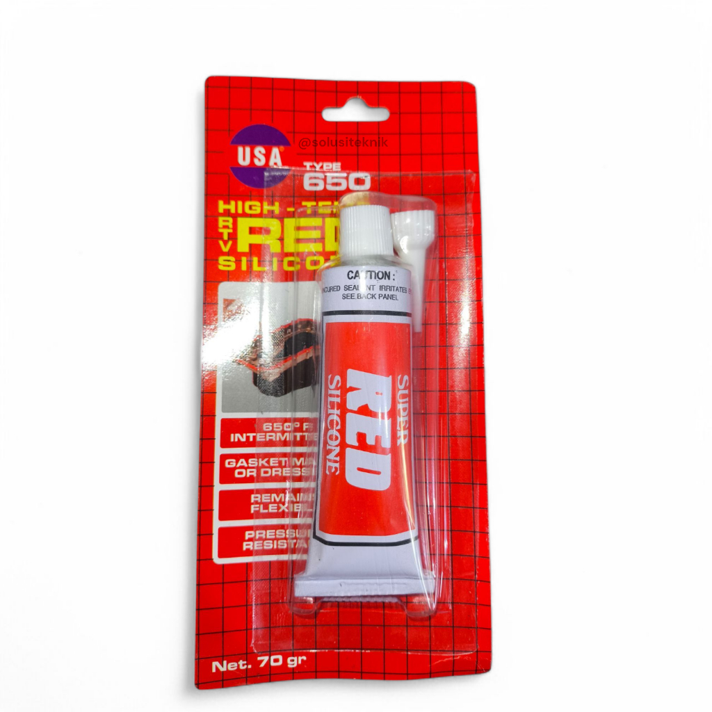 Lem Red/Lem Merah Silicone USA 650 - 30gr,70gr