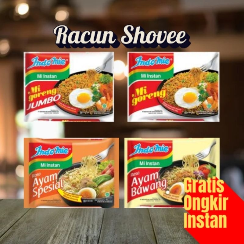 

Indomie Goreng | Rebus @5pcs / @10 pcs