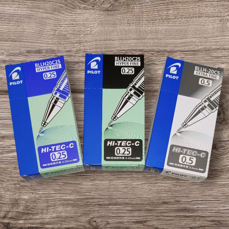 

PEN HITEC-C PILOT 0.25/0.5 ORIGINAL (1PAK/12PCS)