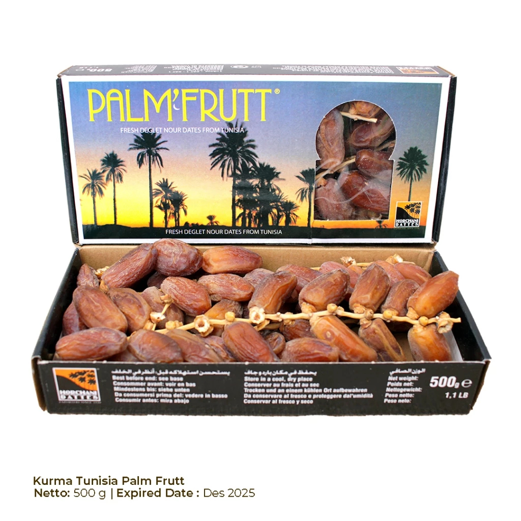 

Kurma Tangkai Tunisia Palm Frutt 500 gr