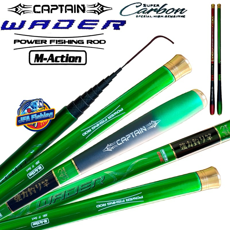 Joran Tege Rod Captain WADER 180/210/240/270/300/450Cm