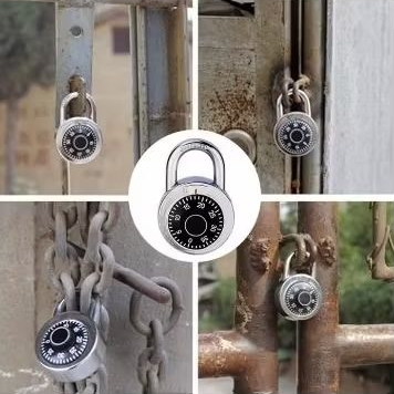 gembok brankas pagar rumah kunci kombinasi angka