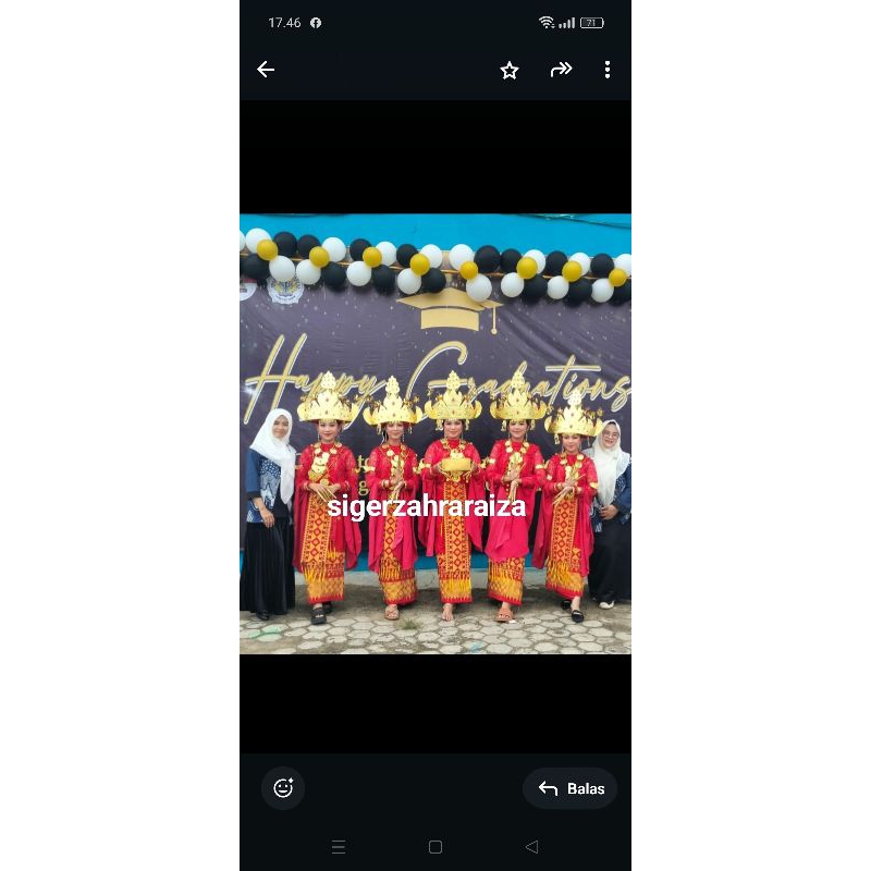 set tari sembah#kostum adat Lampung#baju tari sembah#baju adat Lampung#siger Lampung#mahkota adat La