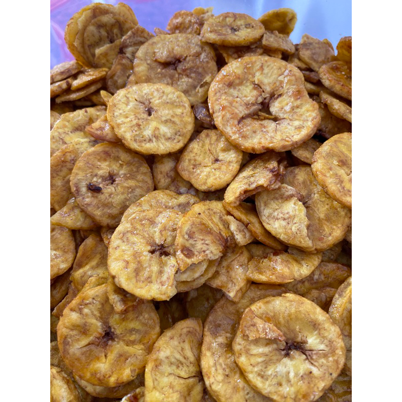 

keripik pisang manis bulat