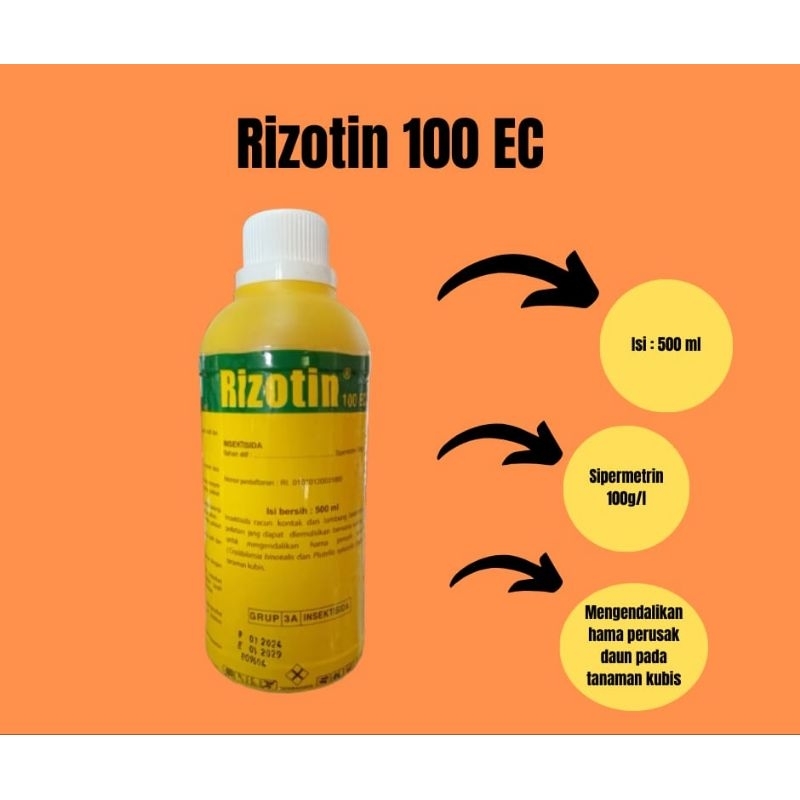 INSEKTISIDA RIZOTIN 100 EC 500 ML
