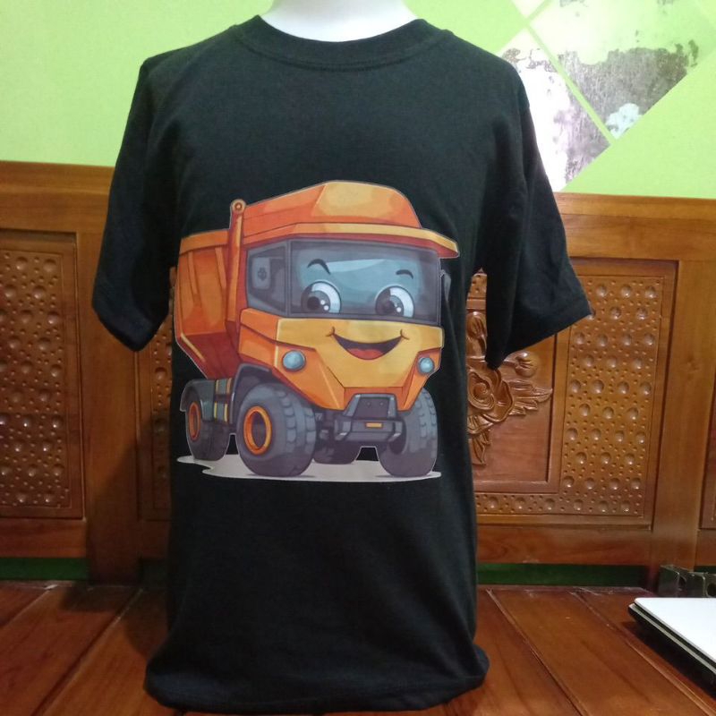 Kaos Anak  gambar Truk sz XL
