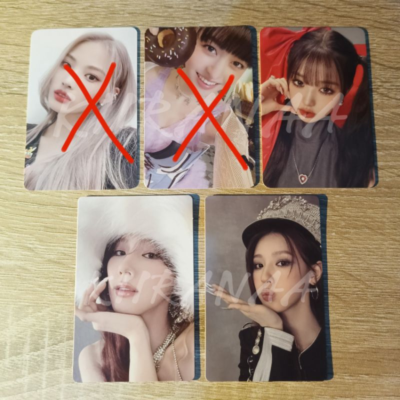 Photocard Official Kpop | Wonyoung Baddie | Miyeon Super Lady