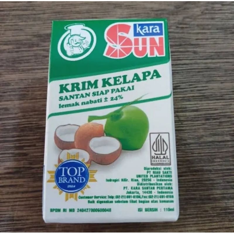 

Sun Kara Santan Kelapa Siap Pakai 110 ml