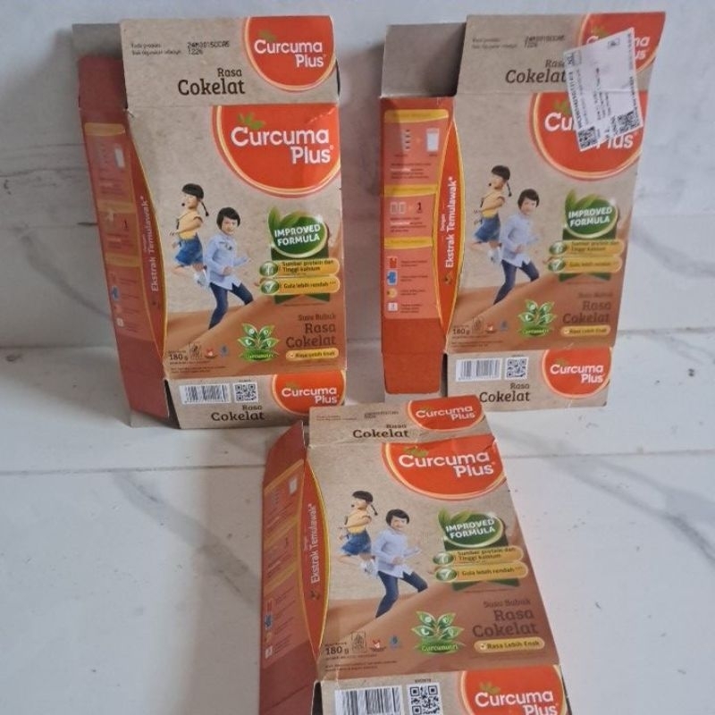

Curcuma Plus Rasa Coklat 180g / Kardus Susu Curcuma Plus / Dus Curcuma Plus
