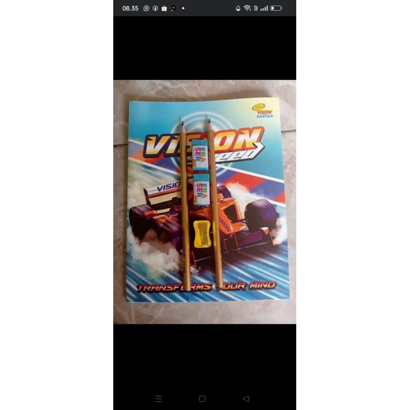 paket buku tulis/paket pensil/paket rautan/paket penghapus