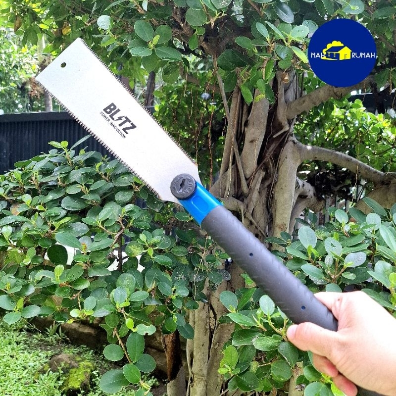 GERGAJI JEPANG 2sisi Lentur Graji Ryoba Dahan Ranting Kayu Pohon Pipa PVC ABS 10" 10inch - BLITZ