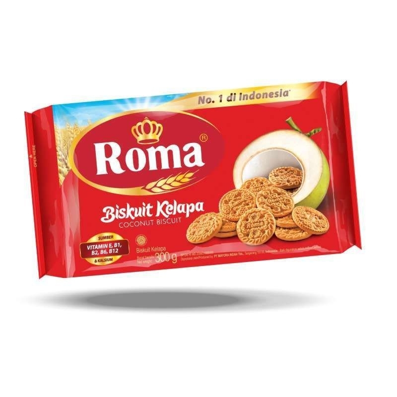 

TERMURAH !!! BISKUIT ROMA KELAPA 300gr