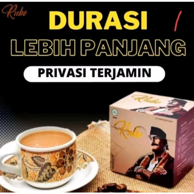 

Kopi Rube Kopi Stamina Pria 1 box isi 5 sachet Orignial Asli 100%