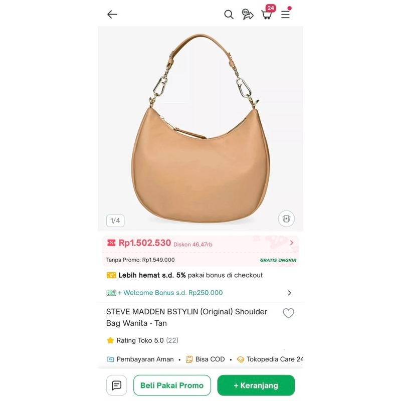 Steve Madden Bstylin (Ori) - Shoulder Bag - Sling Bag [Preloved]