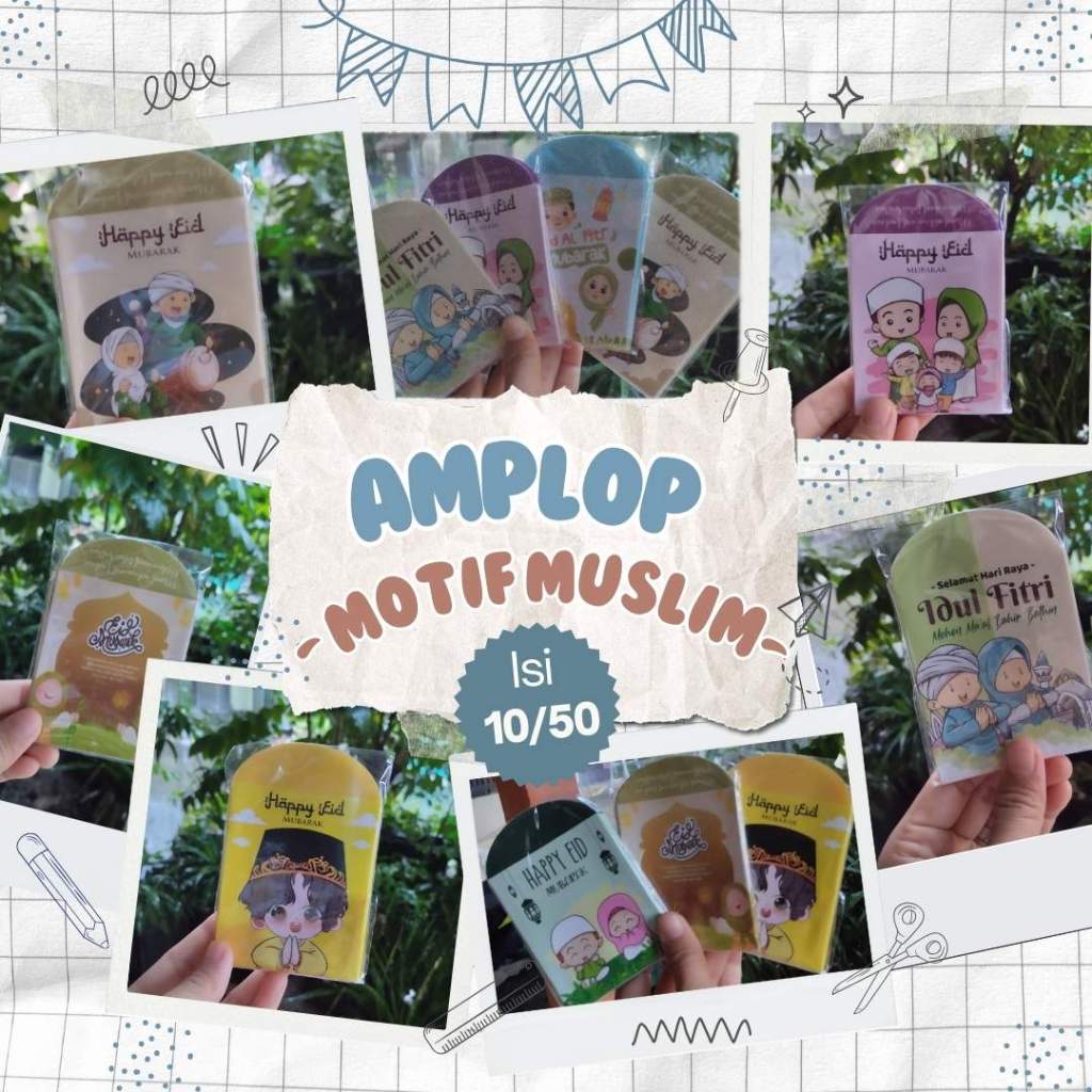 

(PROMO) AMPLOP MOTIF MUSLIM ISI 10 DAN 50 / AMPLOP MEDIUM / AMPLOP LEBARAN / AMPLOP KARAKTER / AMPLOP MOTIF MUSLIM / AMPLOP UANG / ANGPAO ANGPAU LEBARAN / AMPLOP HARI RAYA / AMPLOP IDUL FITRI