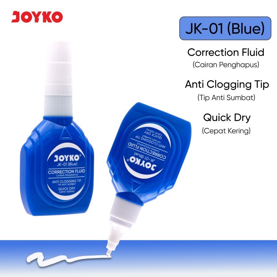

TIP EX JOYKO | CORRECTION FLUID | JK-01 | BLUE