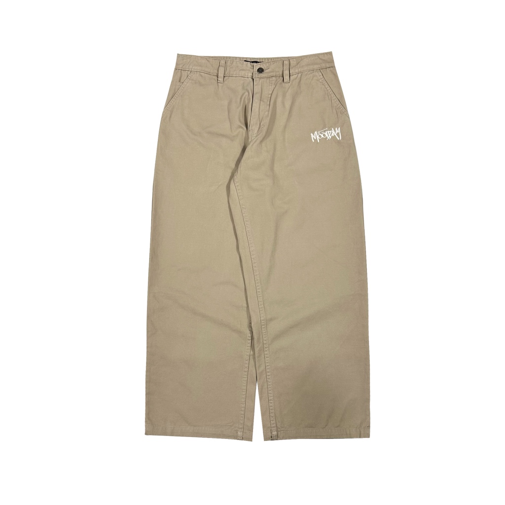 CHINO BAGGY WIDELEG KHAKI MOODDAY PROJECT